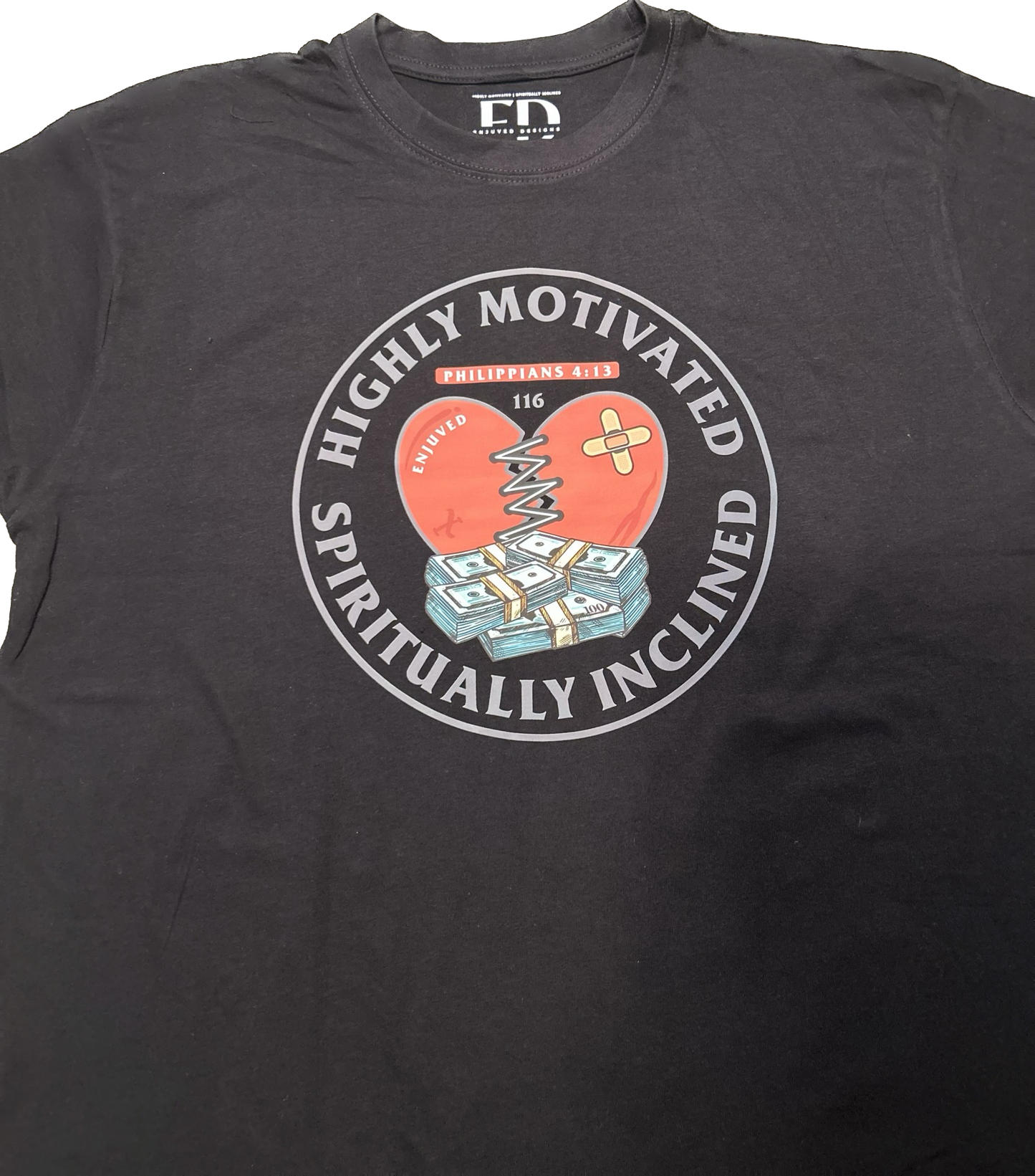 Short Sleeve "Highly Motived, Spiritually Inclined" T-Shirt